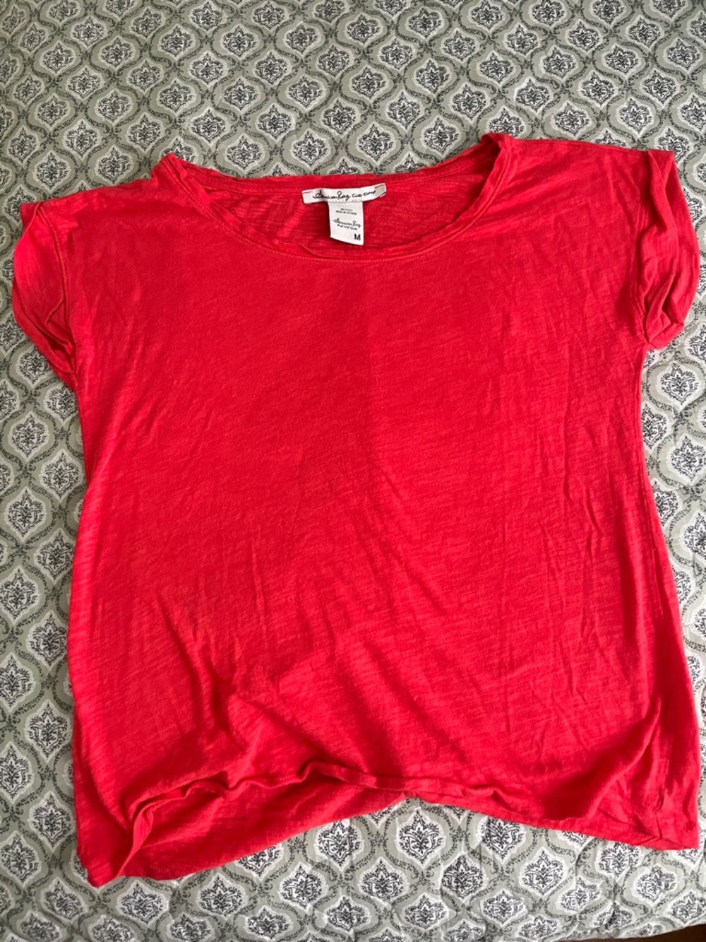American Rag Red Short-Sleeve Tee